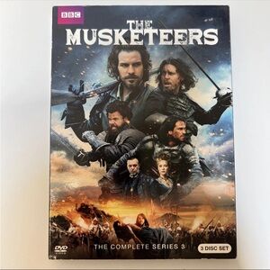 The Musketeers: Complete Series 3 (3-Disc DVD, 2016) Final Season / BBC TV Show